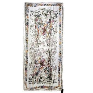 NWT Long Soft Scarf 34"x69" Rectangle Silk Feeling 100% Shawl Wrap 0220